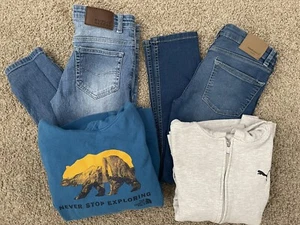 The North Face/Puma*Konvolut Jungen Jeans und Hoodies*Größe 12/14 - Bild 1 von 14