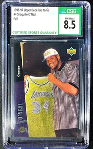 CSG 8.5  Cardzillion UD Folz Minis WALMART VENDING 1996 Foil Shaquille #4 1598 - Picture 1 of 2