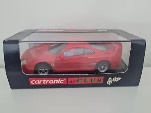 SCALEXTRIC CARTRONIC CLUB COCHE FERRARI F-40 SLOT CAR MODEL 1:32 1/32 - Imagen 1 de 6