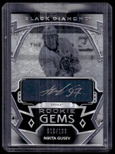 2019-20 Rookie Gems Nikita Gusev Auto 019/199 New Jersey Devils #RG-NG