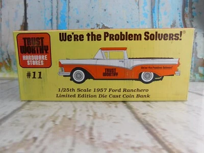 Liberty Classics by Spec Cast Trust Worthy 1957 Ford Ranchero Coin Bank NOS - Image 1 of 3