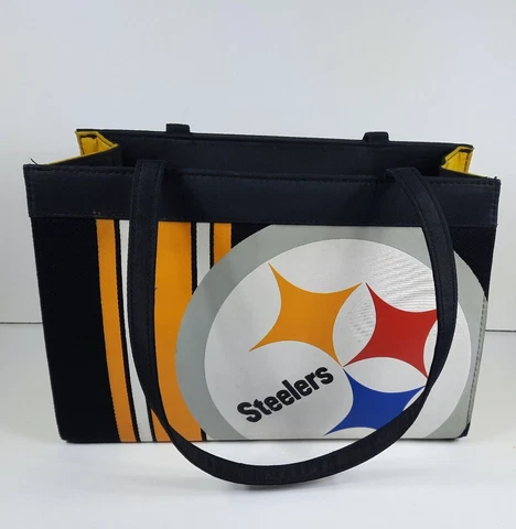 NFL Pittsburgh Steelers Purse bag tote football MVF by littlearth black gold Cover