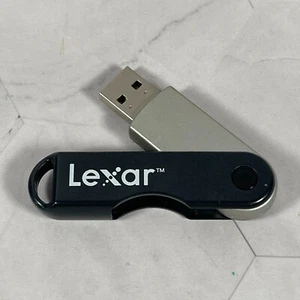 Lexar by Micron Portachiavi Portatile 16GB Flashdrive USB 2.0 TwistTurn Nero/Argento - Foto 1 di 7