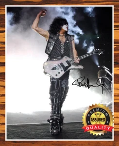 Paul Stanley - Foto autografiada firmada 8 x 10 (beso) reimpresa - Imagen 1 de 4