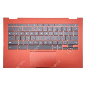 Palmrest Keyboard Red BA98-02797A For Samsung Galaxy Chromebook 2 XE530QDA - Picture 1 of 8