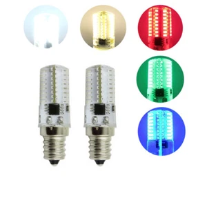 1x/10x E12 C7 LED Bulb 110V 2.5W 64-3014SMD Red/Green/Blue/White/Warm Halloween - Picture 1 of 10