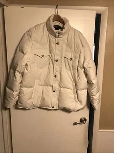 POLO RALPH LAUREN HERREN GRÖSSE XL JACKE STEPPMANTEL FARBE WEISS - Bild 1 von 14
