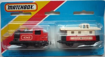 Matchbox Two Pack TP-104 No.43 Lok + No.44 Waggon in OVP England - super selten - Bild 1 von 4