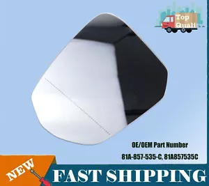 For 2019-2023 AUDI Q3 Driver Side Mirror Glass Heated with Backing Left Side - Picture 1 of 14