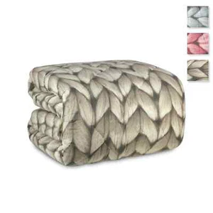 Trapunta singola in cotone Biancaluna piumone invernale Berna stampata 4456 - Imagen 1 de 8