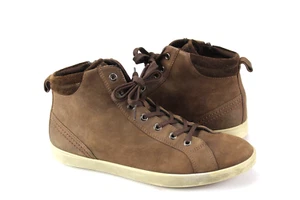Ecco Gr.41 Damen Stiefel Stiefeletten Boots Leder Braun G 384 - Bild 1 von 5