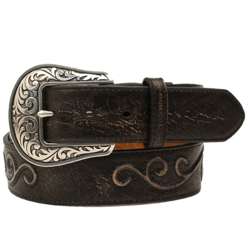 Cinturón marrón Nocona Scroll Concho para mujer N3499701 Foto 1 de 1