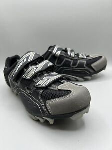 SPECIALIZED 6116-4043 MTB Mountain Bike Shoes Gray Black Mens EU 43 US 10