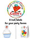 20 HOCKEY BIRTHDAY PARTY FAVORS STICKERS LABELS FOR LOLLIPOPS GOODY BAGS ETC.