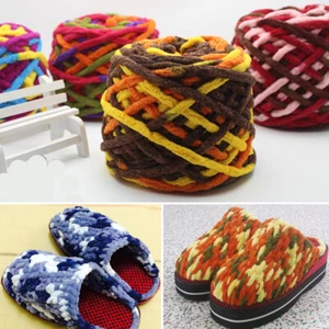 100g Soft Skeins Knitting Crochet Cotton Thick Yarn Milk Velvet Chenille Wool - Picture 1 of 32