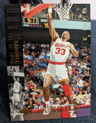 1993-94 Upper Deck Special Edition ELECTRIC GOLD #55 Otis Thorpe Houston Rockets - Image 1 of 2