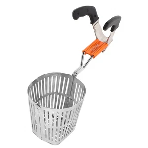 Pasta Strainer Basket Stainless Steel Food Dumpling Noodle Strainer with Handle - Picture 1 of 12