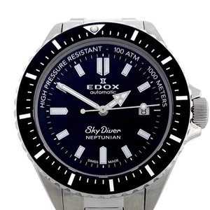 EDOX Skydiver Neptunian 80120-3NM-NIN Diver Automático 100ATM Excelente Estado - Imagen 1 de 15