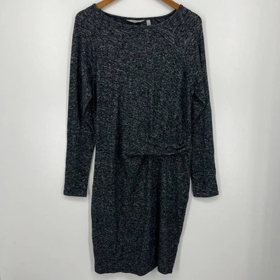 Платье Athleta женское размер L серое с длинным рукавом длина до колена однотонное - Изображение 1 из 4