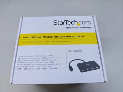 [JOB LOT] 4pcs STARTECH ST4200MINIC USB-C to 4x USB-A - NEW w/FREE SHIP inc VAT - Image 1 of 2