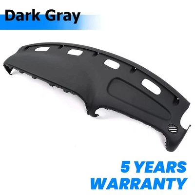 For 1998-01 02 Dodge Ram 1500 2500 3500 Dark Gray Instrument  Dash Pad Top Cover Foto 1 de 4