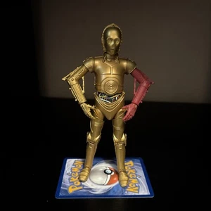 Star Wars 2015 LFL Hasbro goldfarbene & rote Kunststoff C-3PO Actionfigur - Bild 1 von 6
