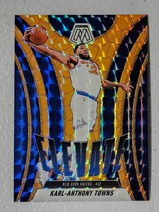 Karl-Anthony Towns 2024-25 Mosaic Elevate Orange Fluorescent Parallel #01/25 - Bild 1 von 2