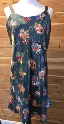 Camisón de Navidad vintage Looney Tunes - M - 1997 Warner Bros Taz Bugs Foto 1 de 4