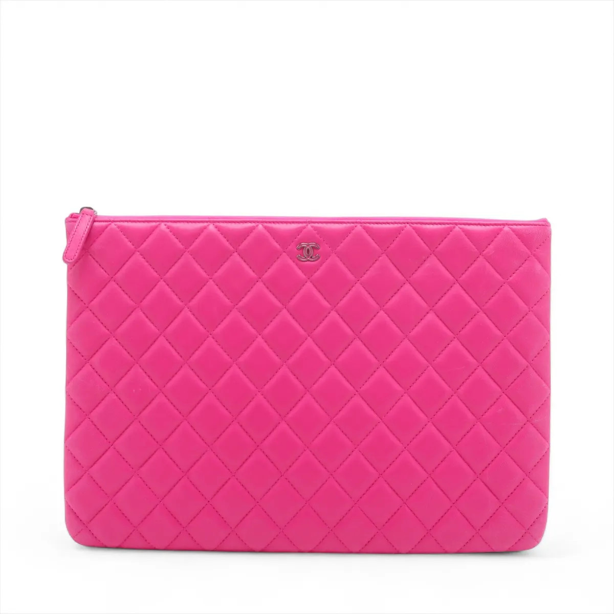 未使用　CHANEL ピンク キルティングレザー クラッチバッグ 楽天市場】シャネル クラッチバッグ レディース A82545 Y33352