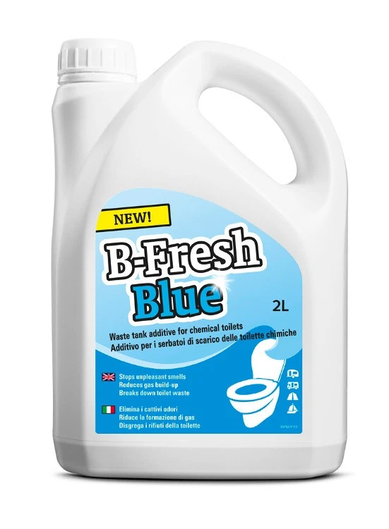 B-FRESH Blue 2 Litri Liquido WC Chimico Disgregante per Camper Barca - Immagine 1 di 1