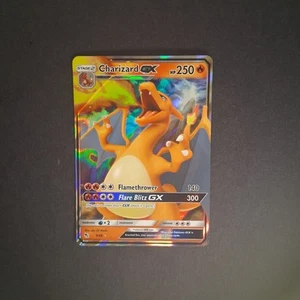 Pokemon Card Charizard GX 2019 Sun & Moon Hidden Fates 9/68 NM FS G - Picture 1 of 14