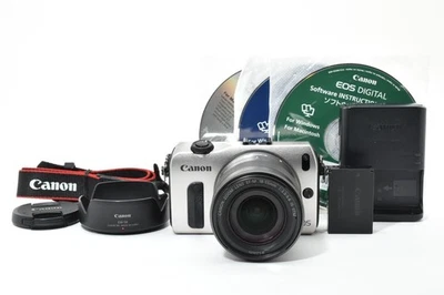 [Near Mint] Canon EOS M Mirrorless Digital Camera w/ EF-M 18-55mm STM Lens - Image 1 of 4