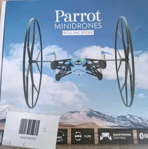 PARROT ROLLING SPIDER MINI DRONE WORKS WITH SMART PHONE. Opened Unused - Picture 1 of 7