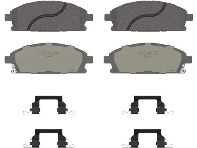 Juego de pastillas de freno delanteras Wagner 89VWVS49 para Acura MDX 2003 2004 2005 2006 Foto 1 de 1