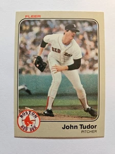 Fleer John Tudor 1983 #198 casi nuevo - Imagen 1 de 1