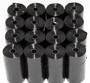 Biodegradable 4000 DOG PET WASTE POOP BAGS 200 ROLLS REFILL BLACK Petoutside USA - Picture 1 of 1