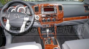 INTERIOR WOOD DASH TRIM KIT FIT TOYOTA TACOMA ACCESS CAB SR5 2012 2013 2014 2015 - Bild 1 von 10