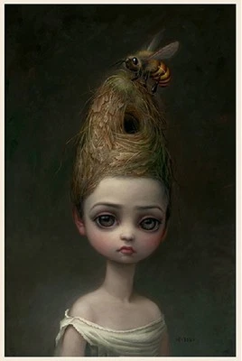 Mark Ryden "Queen Bee" Official Porterhouse Micro-portfolio Print  - Image 1 of 2