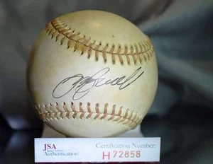 Jeff Bagwell Jsa Reach American League Autograph Baseball Signed - Picture 1 of 1