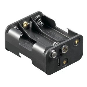 Batteriehalter für 6x AA / Mignon Batterien mit 9V Clips Anschluß, Batteriefach - Bild 1 von 1