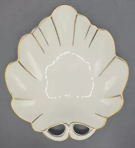 Vintage Pickard China Gold Trim Leaf Dish - Picture 1 of 3