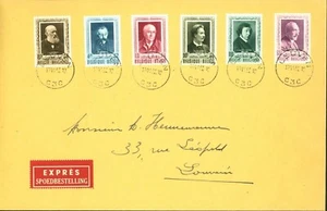 Bélgica 1952 - Cubierta Express con Mi Nr.: 941/946. ESCASO¡¡... (EB) AR-06695 - Imagen 1 de 2