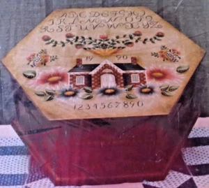 BETTY CAITHNESS 1990 HEXAGON SAMPLER HERITAGE PAINTING PATTERN PACK - Picture 1 of 2