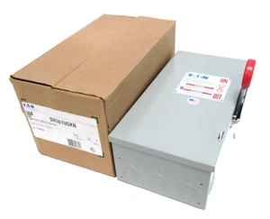 NEW EATON DH361UGKN SAFETY SWITCH 30A 600V - Picture 1 of 4