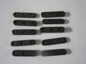 Bone Spacer Choker Bead 3 hole Black Beads Buffalo Bone Tribal Jewelry Supplies - Picture 1 of 1