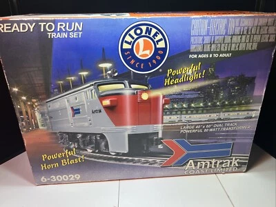 Rare Lionel 6-30029 Amtrak Coast Limited O Gauge Train Set Complete - Image 1 of 4