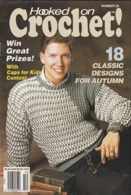 ¡Enganchado a ganchillo! Folleto Patrón Número 29 Septiembre/Octubre 1991 ****ENVÍO GRATUITO**** Foto 1 de 2
