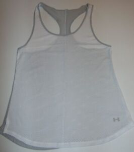~LN Women's UNDER ARMOUR Mesh Sleeveless Top! Size M Loose Fit Super Cute:)