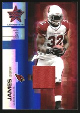 2007 Leaf Rookies and Stars Longevity Materials Sapphire #40 Edgerrin James/100