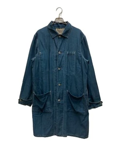 RRL RALPH LAUREN men's cotton LANSING INDIGO SHOP COAT size S Indigo USED - Picture 1 of 8